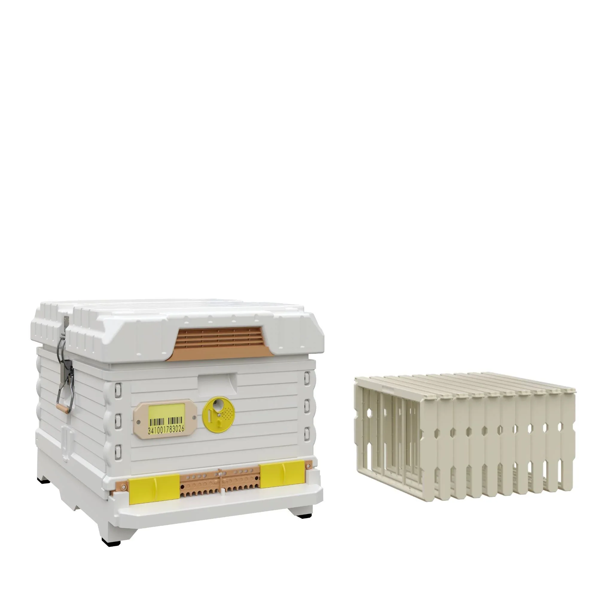 Ergo PLUS White Single Brood Box Beehive Set - Image 11