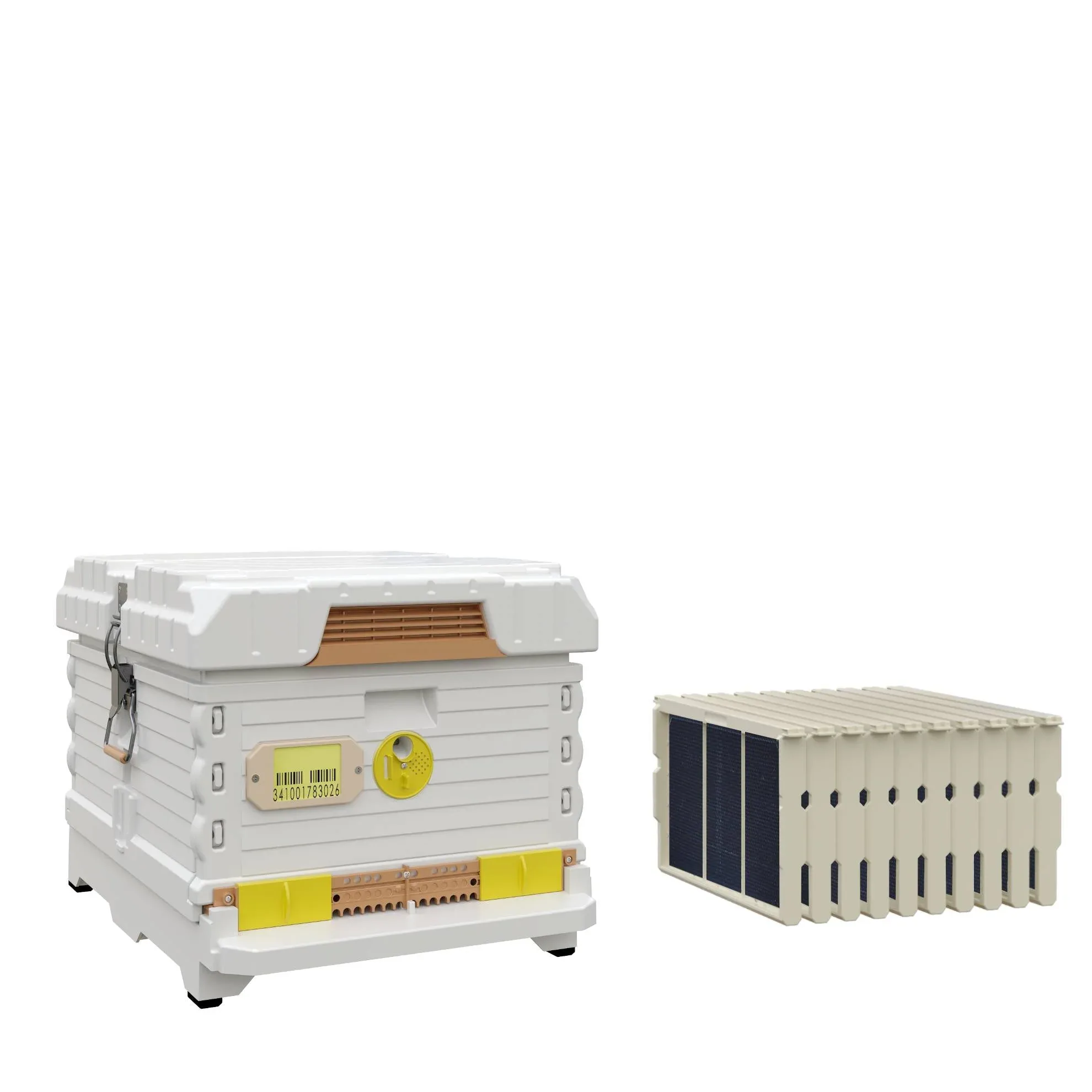 Ergo PLUS White Single Brood Box Beehive Set - Image 12