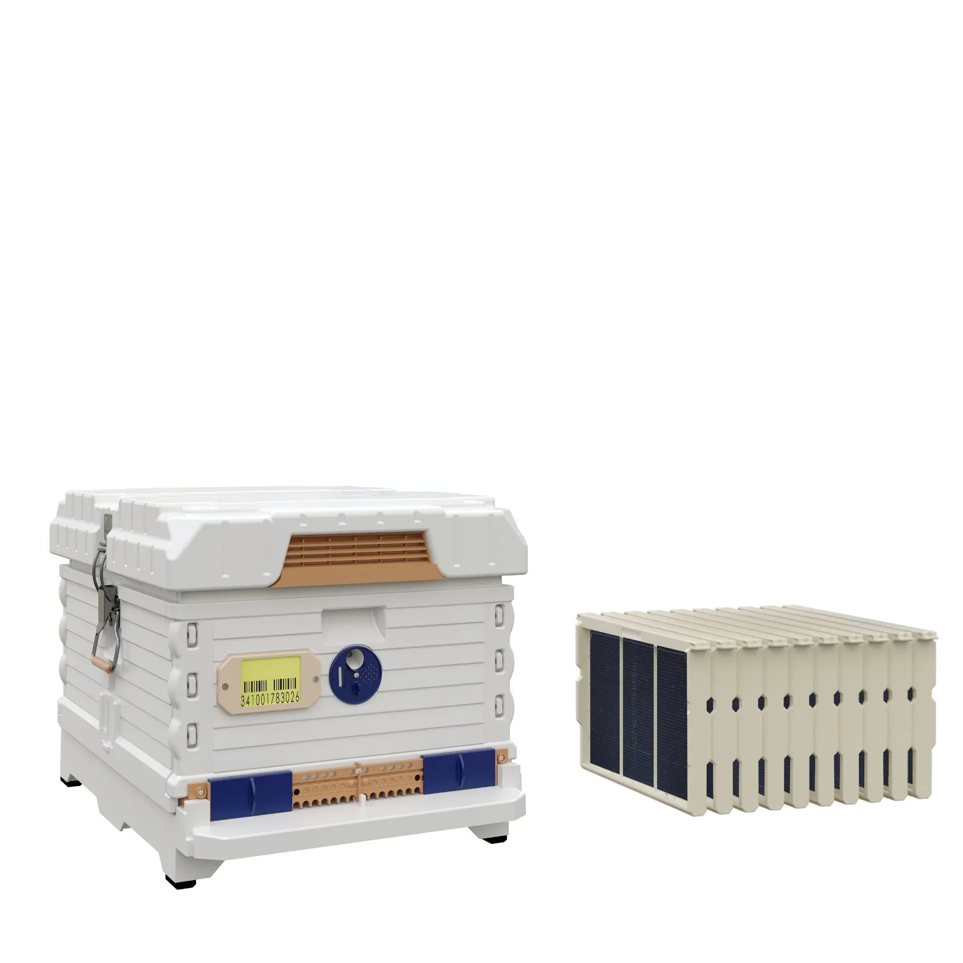 Ergo PLUS White Single Brood Box Beehive Set - Image 13