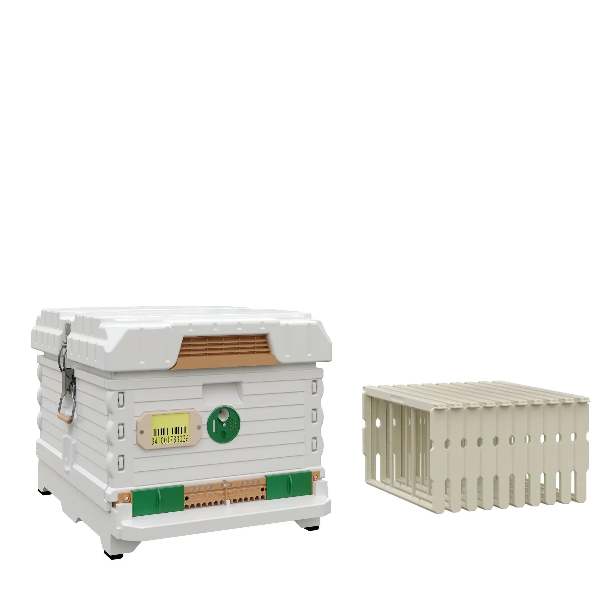 Ergo PLUS White Single Brood Box Beehive Set - Image 16