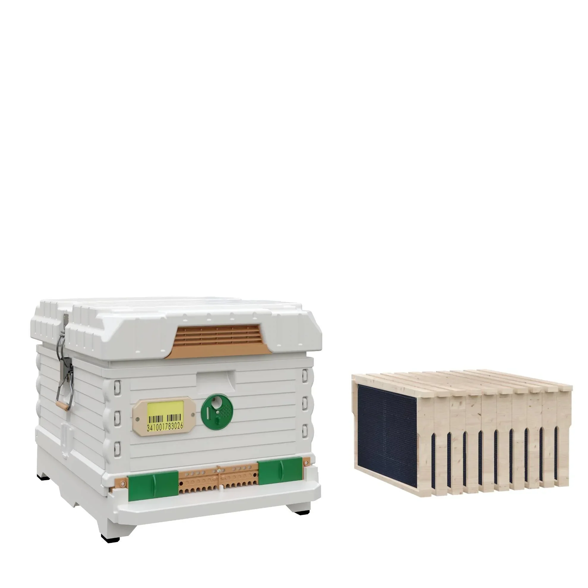 Ergo PLUS White Single Brood Box Beehive Set - Image 17