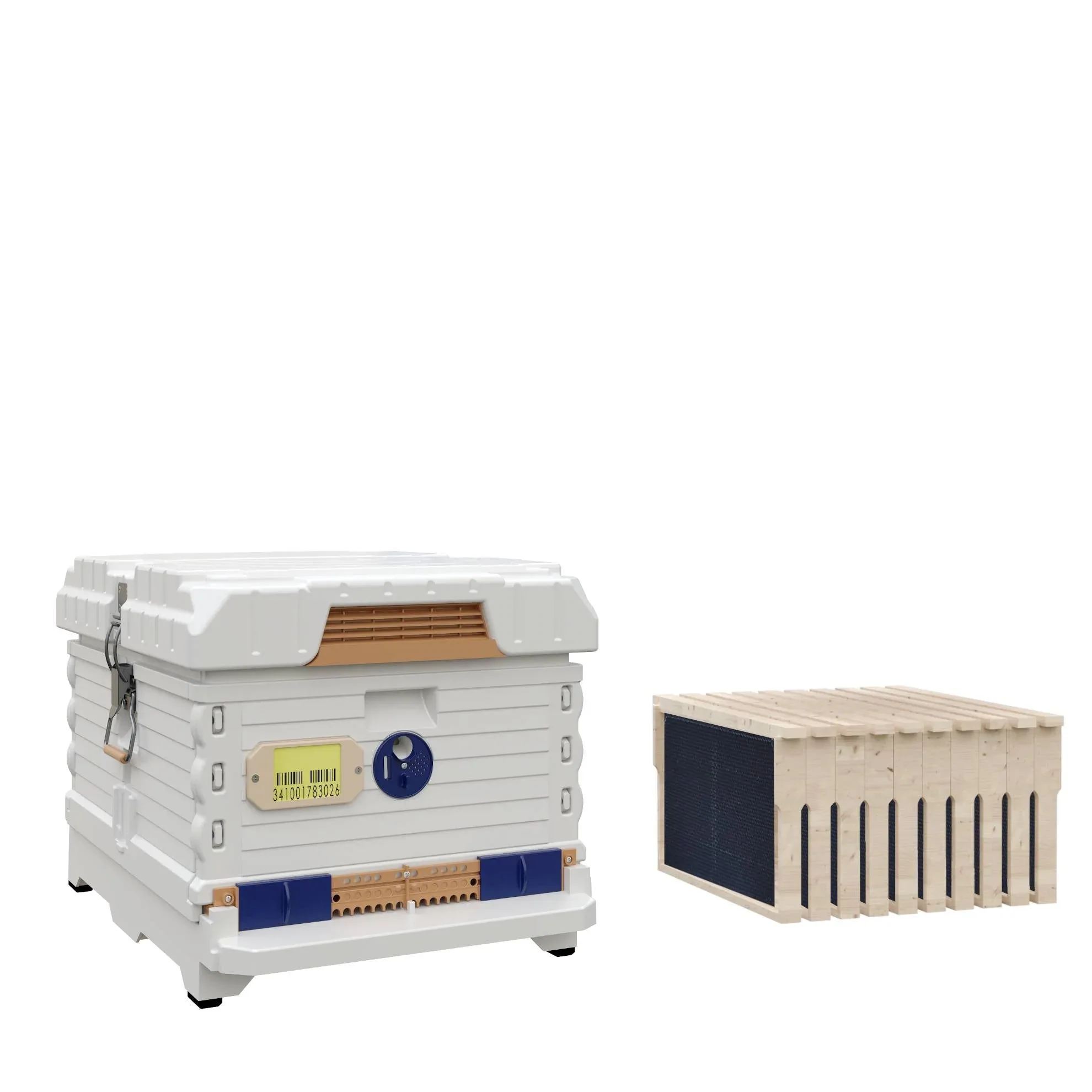 Ergo PLUS White Single Brood Box Beehive Set - Image 18