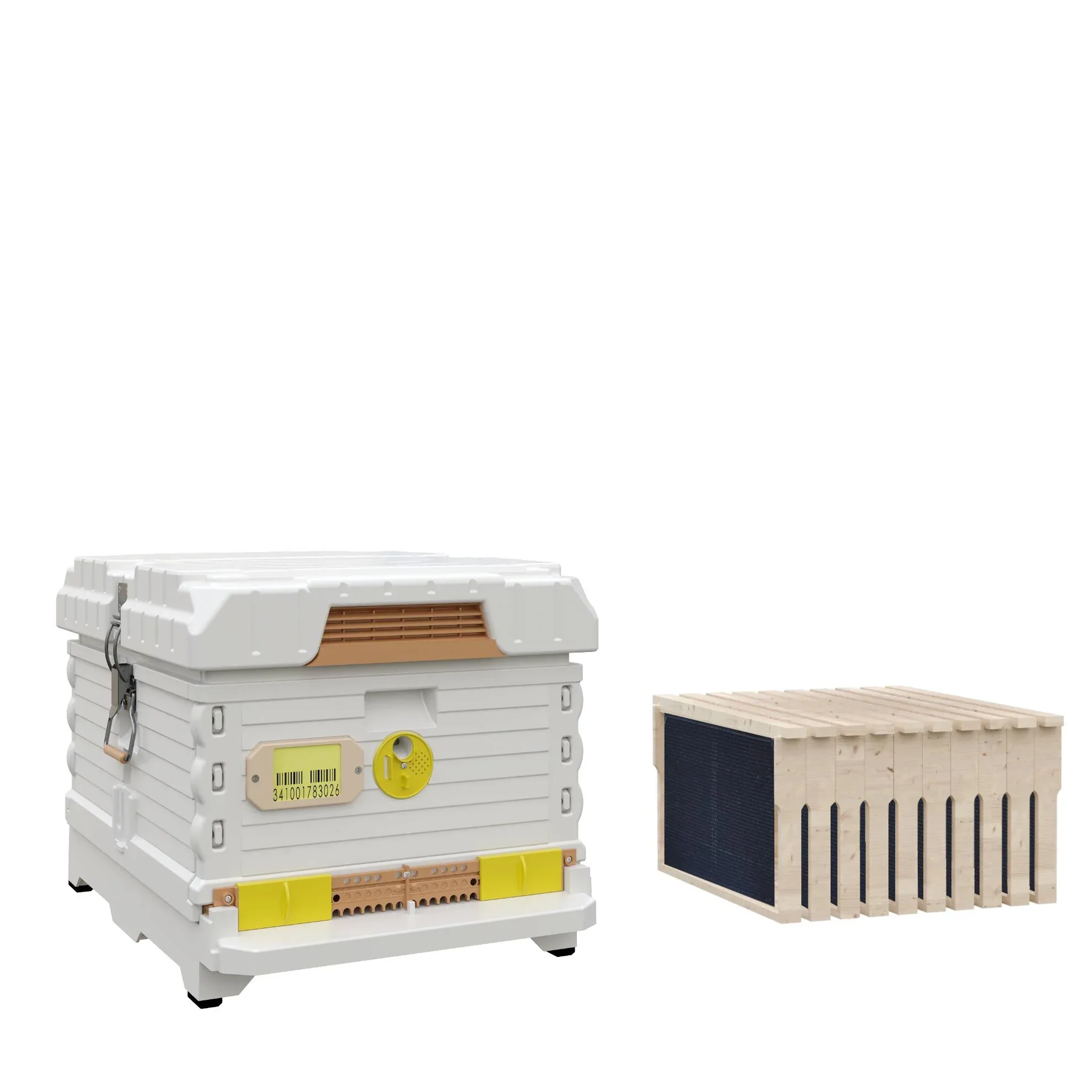 Ergo PLUS White Single Brood Box Beehive Set - Image 19
