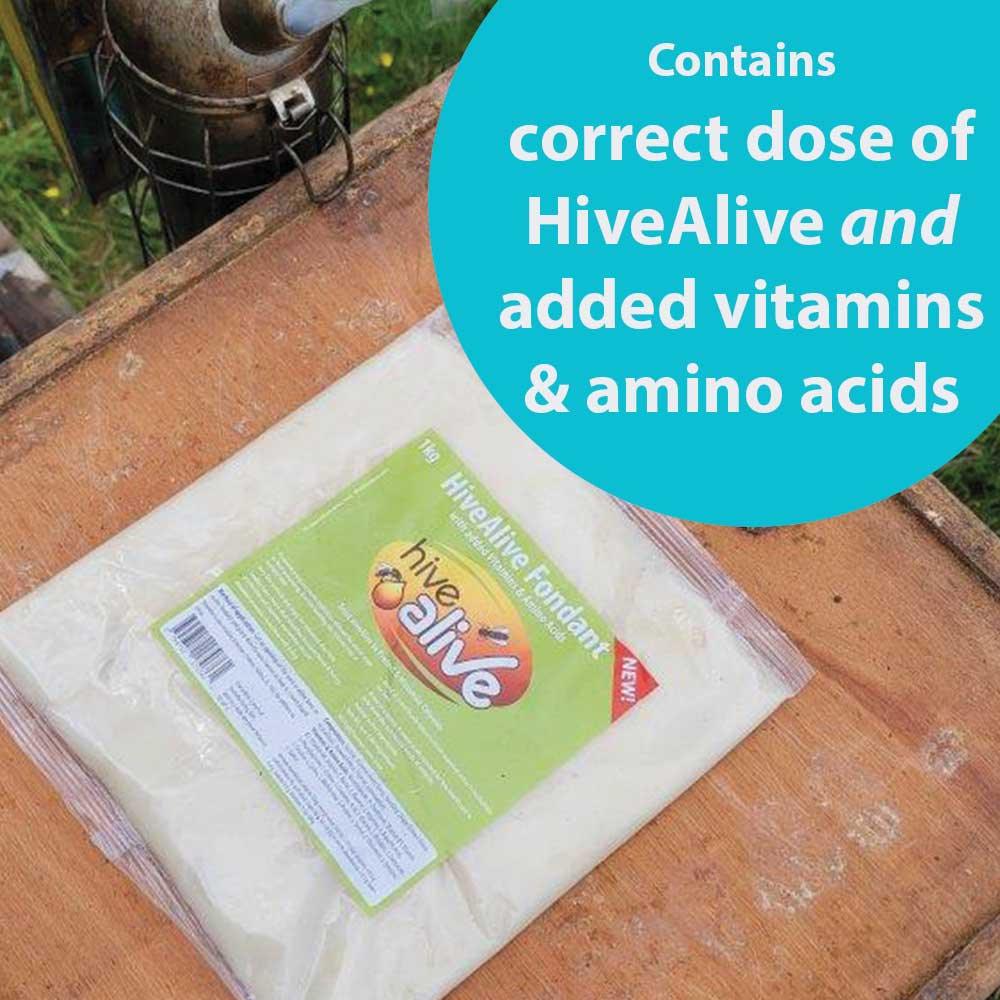 Hive Alive Fondant Patty - Winter Feed - Image 6