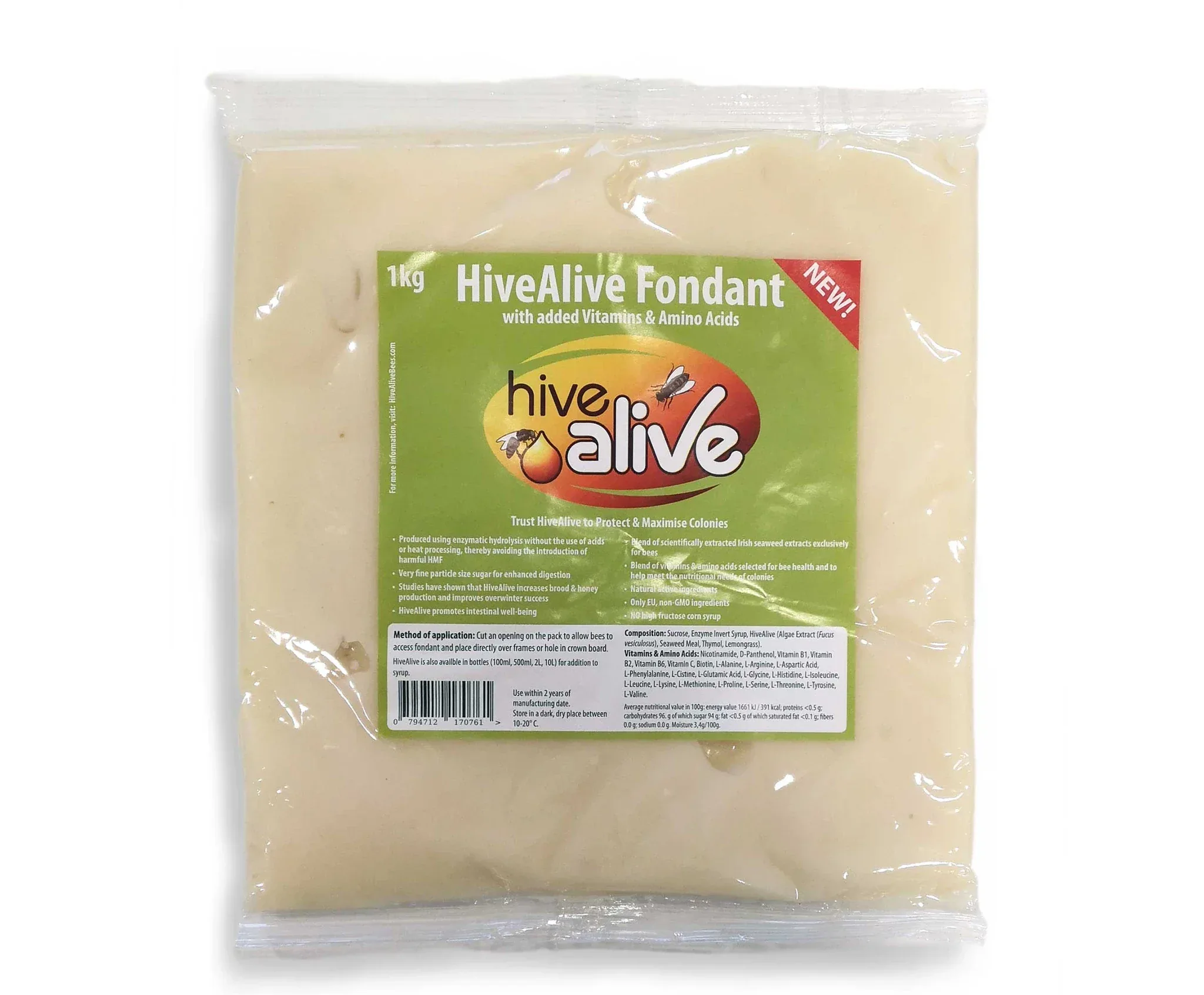 Hive Alive Fondant Patty - Winter Feed - Image 7